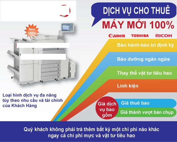 Cho Thuê Máy Photocopy: Copy, In, Scan, Màu, A3, A4, A5 | 800.000đ