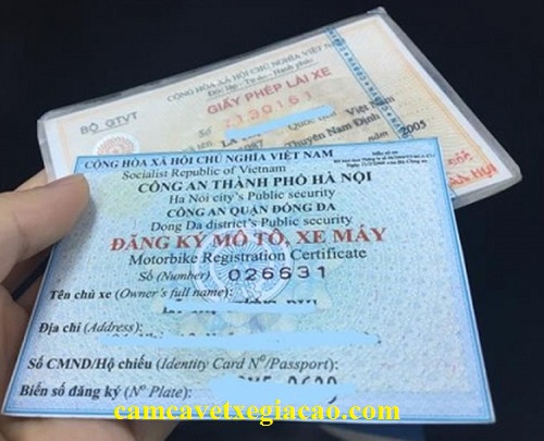 Xe không giấy tờ sẽ được sang tên đổi chủ XEM NGAY – cầm cavet xe máy – xe ô tô giá cao uy tín nhất tại tphcm
