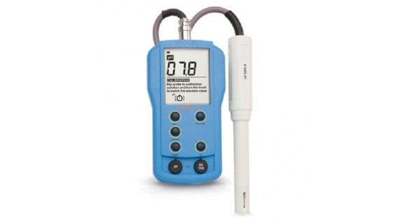 Máy đo pH/EC/TDS/Nhiệt độ Hanna HI9811-5 chính hãng