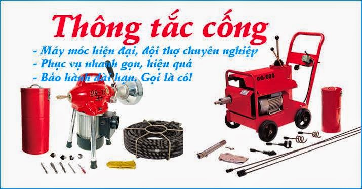 Thông cống nghẹt tại quận Bình Tân chuyên nghiệp, giá rẻ