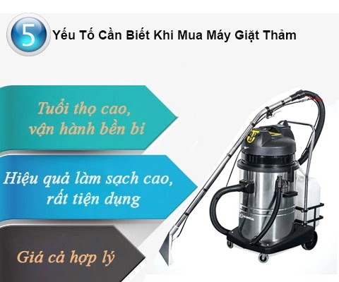 5 Yếu Tố Cần Biết Khi Mua Máy Giặt Thảm Cho Gia Đình?