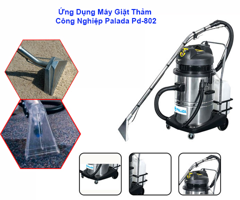 Ứng Dụng Máy Giặt Thảm Công Nghiệp Palada Pd-802