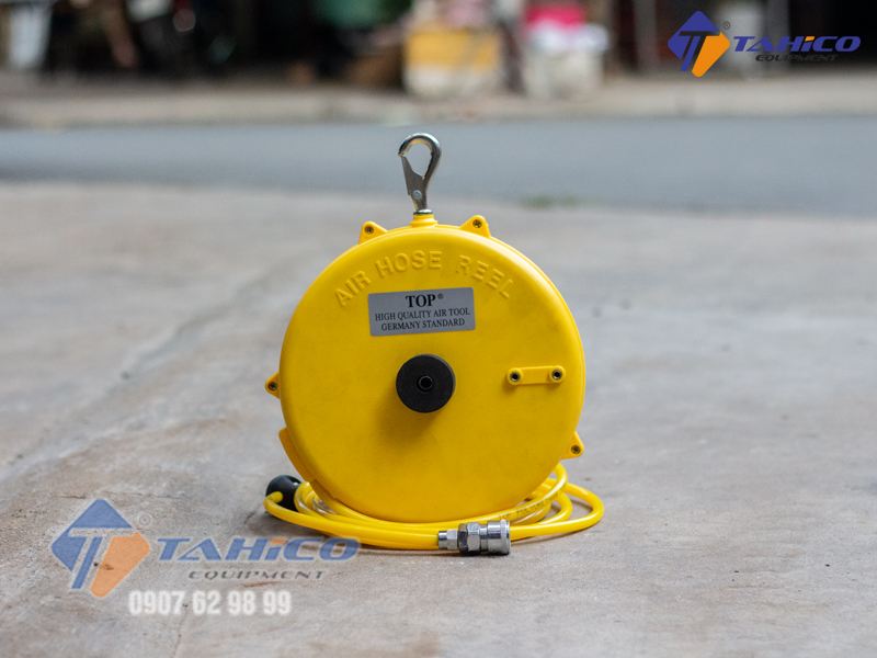 [Báo Giá] Cuộn Dây Hơi Tự Rút chuyên dụng cho tiệm rửa xe