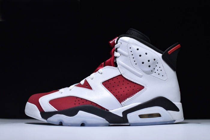 Air Jordan 6 Retro "Carmine" White/Carmine-Black 384664-160