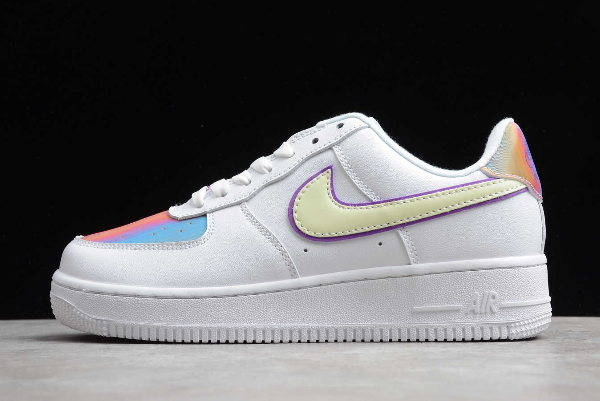 Nike Air Force 1 Low “Easter” White/Barely Volt-Hyper Blue 2021 Newest CW0367-100