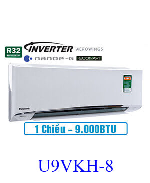 Điều hòa Panasonic 9000BTU 1 chiều, máy lạnh panasonic 1hp U9VKH-8