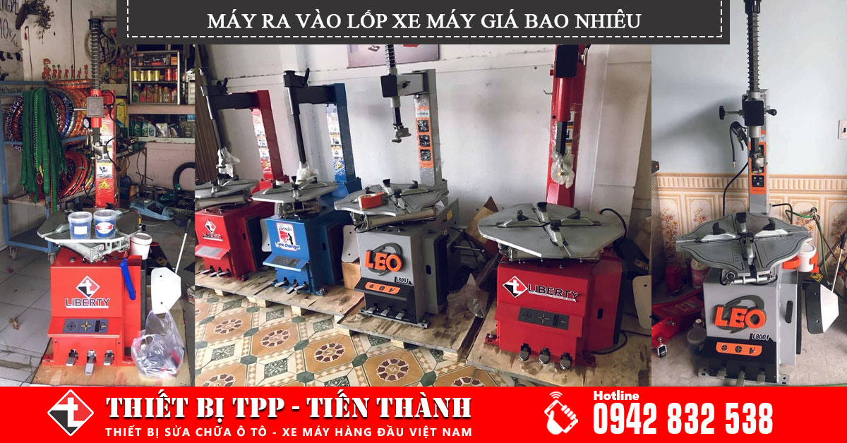 Giải đáp máy ra vào lốp xe máy giá bao nhiêu? Loại nào tốt nhất hiện nay