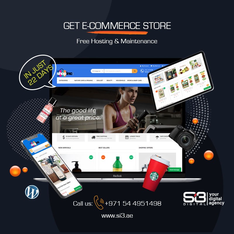 eCommerce website development Dubai | Custom Design Web