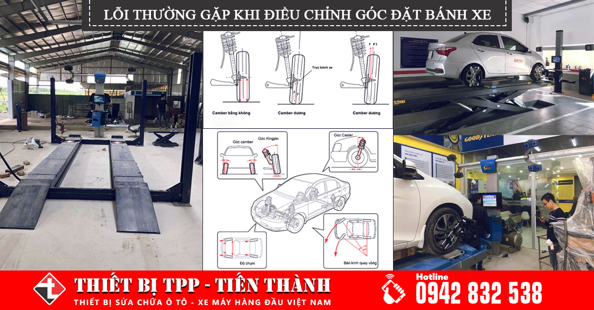 Các lỗi thường gặp với xe sau khi điều chỉnh góc đặt bánh xe xem ngay