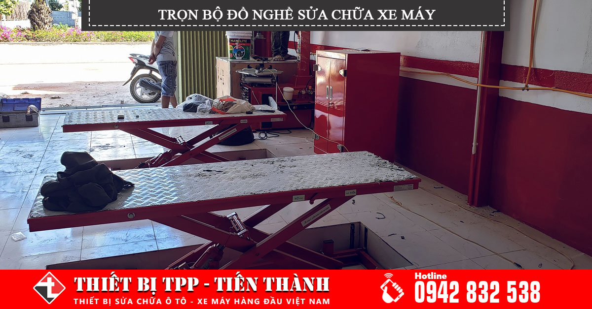 Mua trọn bộ đồ nghề sửa chữa xe máy để tiến hành các thao tác sửa chữa