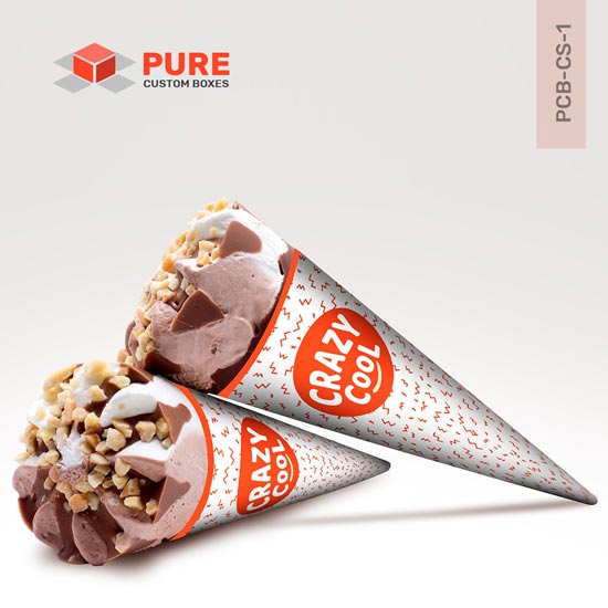 Get Custom Ice Cream Cone Sleeves Wholesale Price In UK