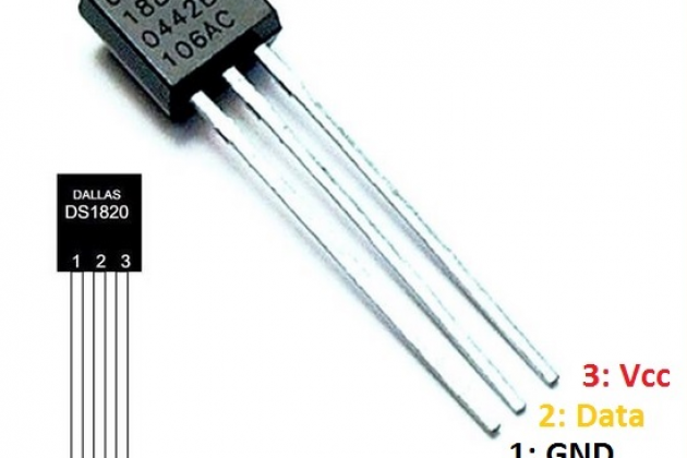 IC Cảm Biến Nhiệt Độ DS18B20