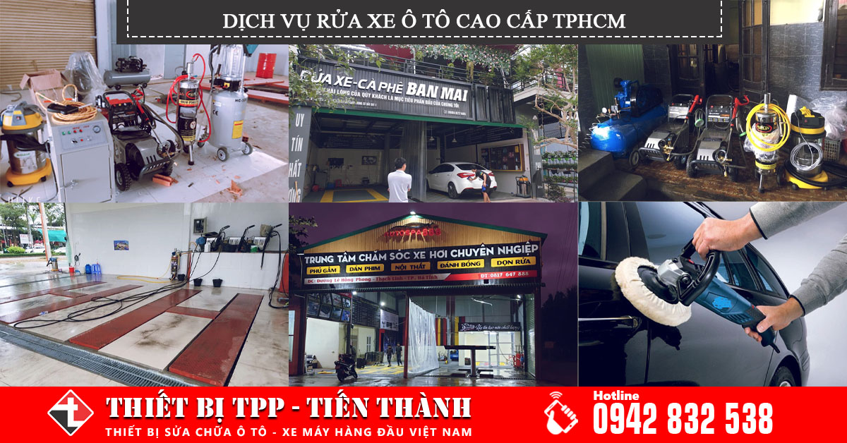 Mở dịch vụ rửa xe ô tô cao cấp TPHCM theo mô hình Detailing Workshop