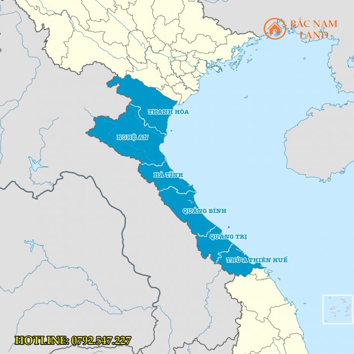 Bắc Trung Bộ gồm những tỉnh nào? Bản đồ hành chính các tỉnh mới nhất