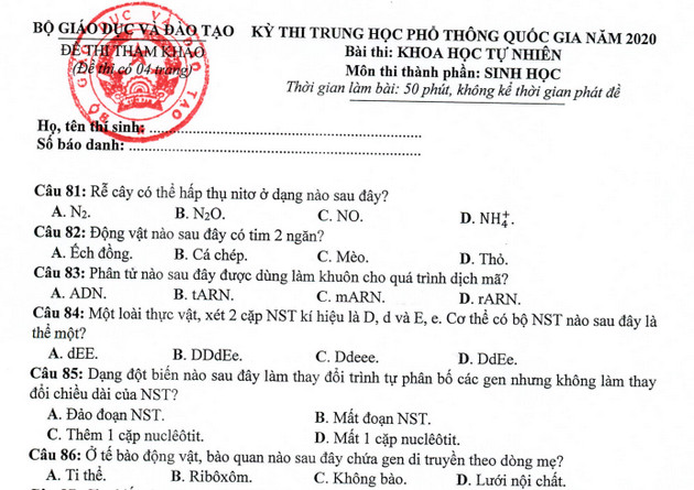 TOP 3 Những sai lầm kinh điển trong ôn thi môn Sinh tốt nghiệp THPT 2021