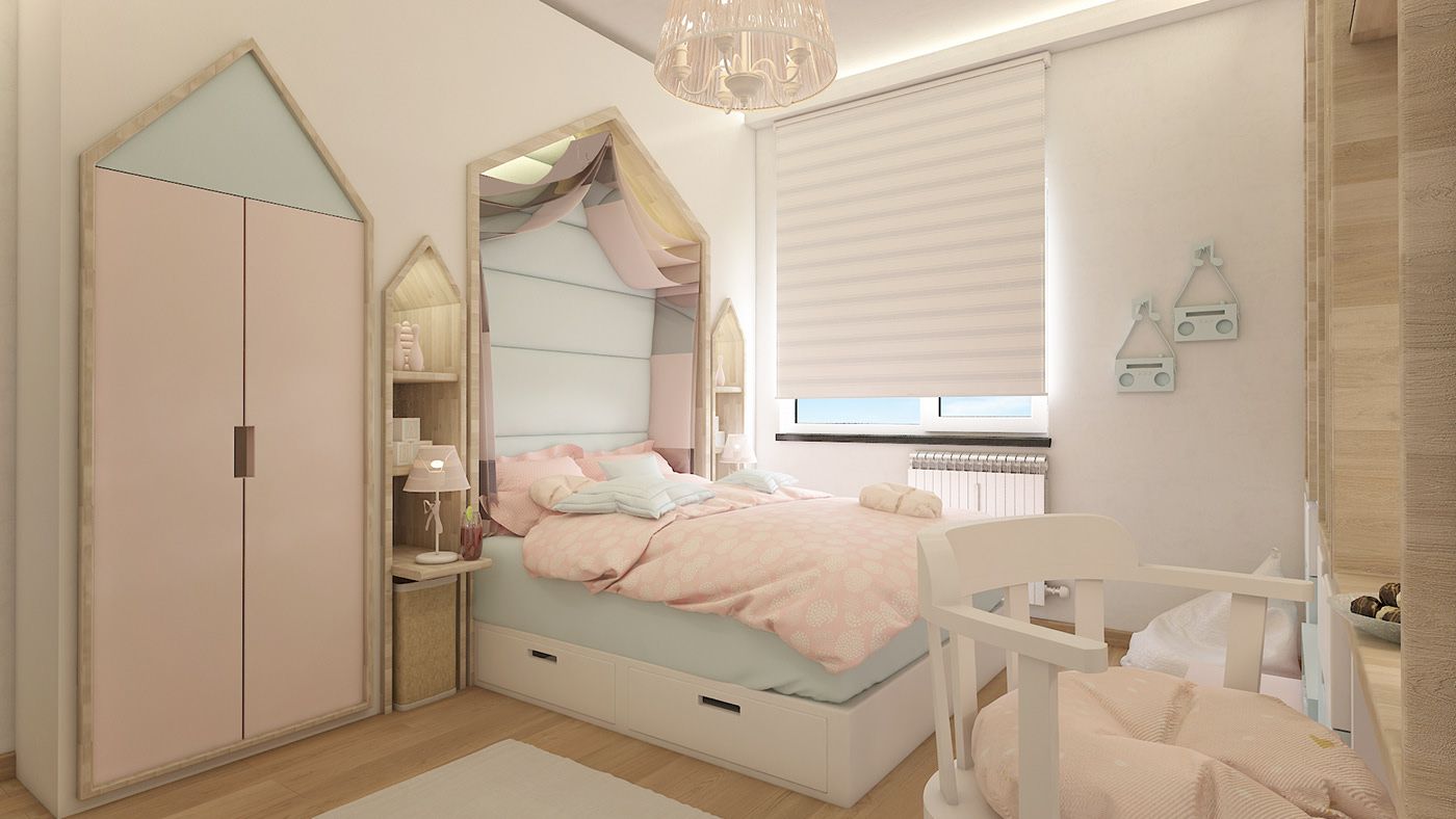 Tổng hợp các mẫu phòng ngủ đẹp cho bé gái cực dễ thương - KDesign