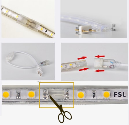 Các loại đèn led dây dán trang trí cách sử dụng đèn led dây trên thị trường