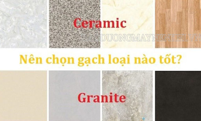 So sách chi tiết Gạch granite và ceramic loại nào tốt hơn