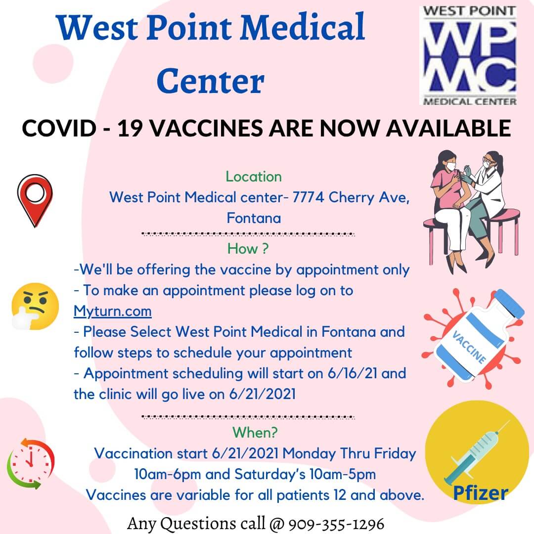 West Point Medical Center | Urgent Care in Fontana CA