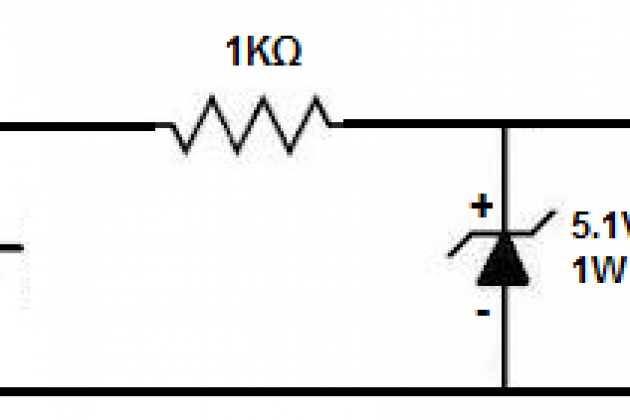 Mạch ổn áp dùng diode zener