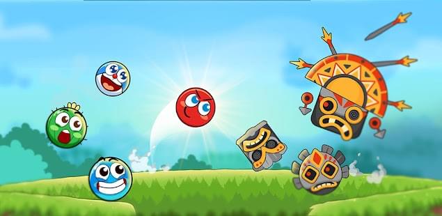 Red Bounce Ball Heroes APK