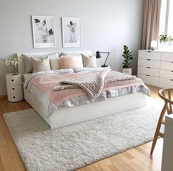 Top 50 mẫu phòng ngủ đẹp cho nữ màu trắng năm 2021 - KDesign