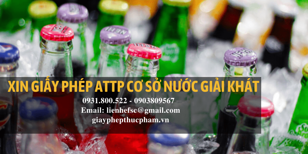 An toàn thực phẩm cơ sở sản xuất nước giải khát [TRỌN GÓI]