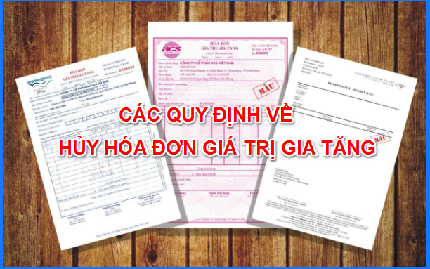 Cách huỷ hoá đơn giá trị gia tăng – Công ty TNHH Hợp Luật