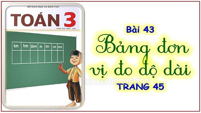 Bảng đơn vị đo độ dài và cách đổi đơn vị đo độ dài - Rửa xe tự động