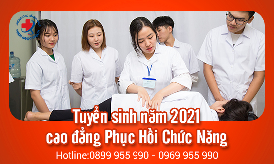 Tuyển Sinh Cao Đẳng Kỹ Thuật Phục hồi chức năng 2021