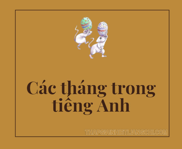 Các tháng trong tiếng anh và cách ghi nhớ nhanh nhất