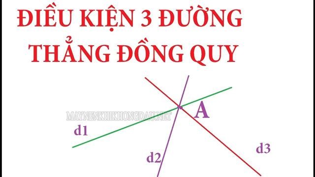 Đồng quy là gì? Cách chứng minh 3 đường thẳng đồng quy