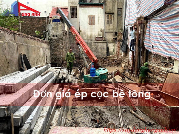 Bảng báo giá ép cọc bê tông tại Hà Nội 2021 mới nhất