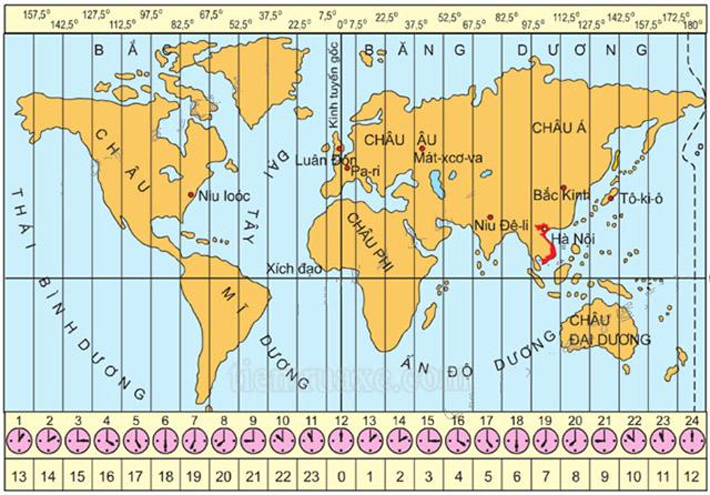 Múi giờ Việt Nam là bao nhiêu? So với các nước trên thế giới chênh lệch như thế nào? - Tiệm rửa xe uy tín