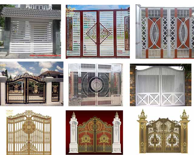 50+ Mẫu cổng nhà đẹp ở nông thôn, cổng nhà cấp 4 đơn giản, giá rẻ