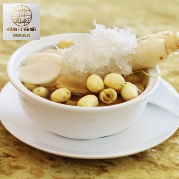 Cách chưng tổ yến với nhân sâm bồi bổ sức khỏe ❤ Hoàng Gia Yến Việt