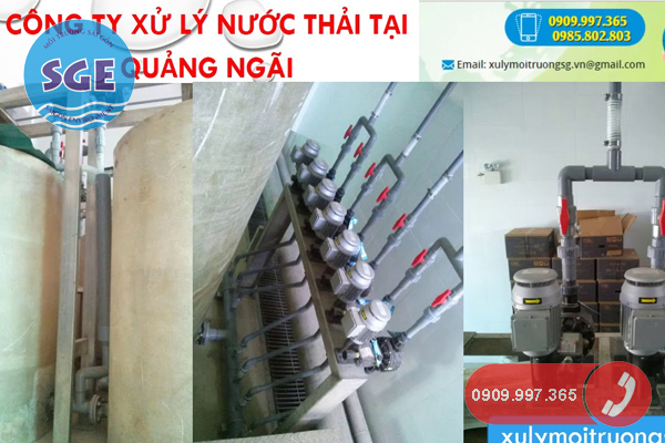 Công Ty Xử Lý Nước Thải tại Quảng Ngãi - Môi Trường SGE