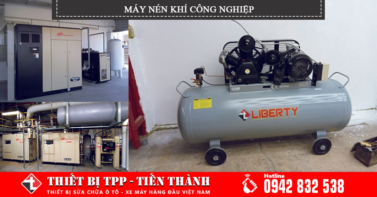 Máy nén khí công nghiệp loại nào được sử dụng phổ biến | Thiết Bị TPP
