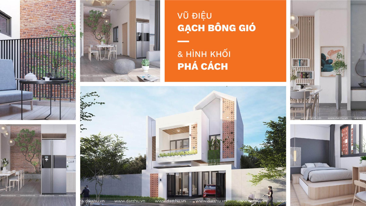 Mẫu Nhà Phố 2 Tầng | TK2030B | Anh Trung | Đất Thủ