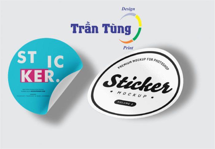 In Sticker Dán Theo Yêu Cầu Giá Rẻ HCM - In Ấn Trần Tùng