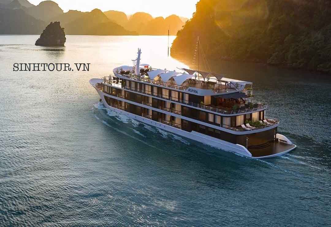 Tour du thuyền 5 sao Aspira Hạ Long Cruise [Giá tốt 2022]