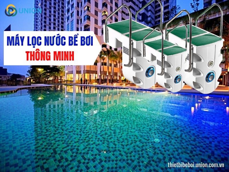 Máy lọc bể bơi thông minh - Treo thành bể (Không đường ống)