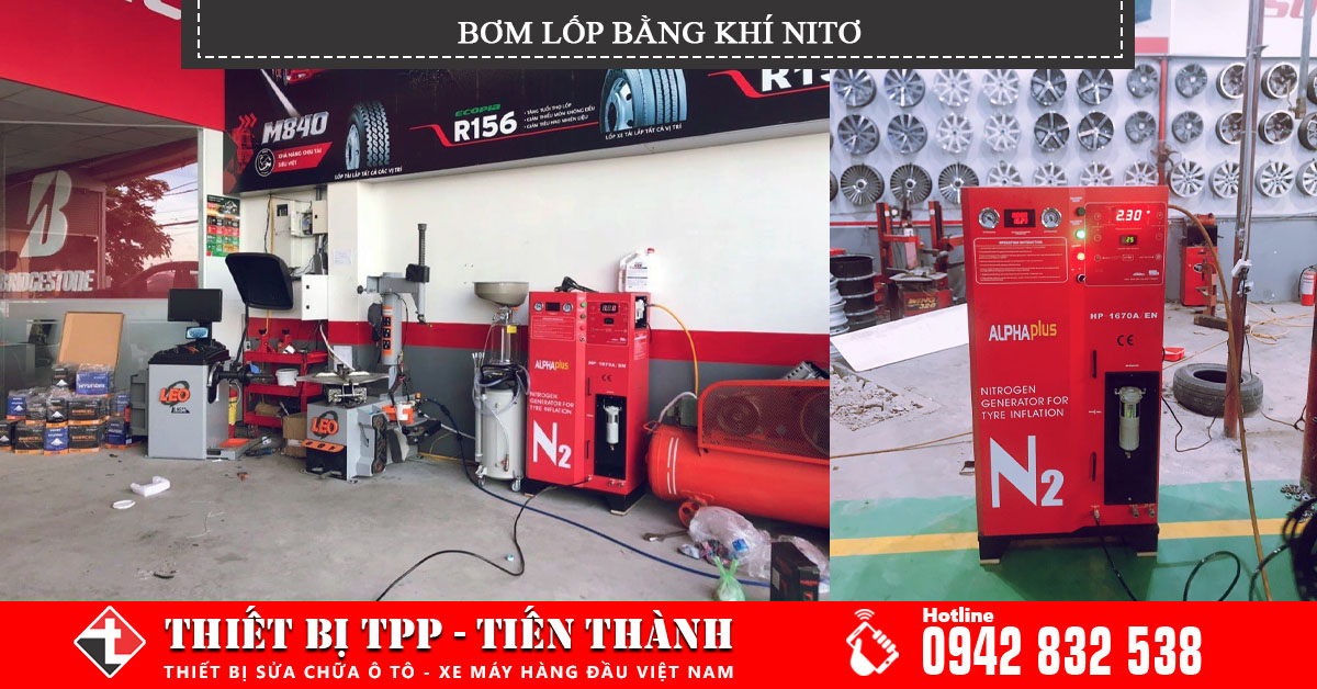 Bơm lốp bằng khí nitơ - Ưu điểm và hạn chế khi bơm khí ni tơ thay khí nén