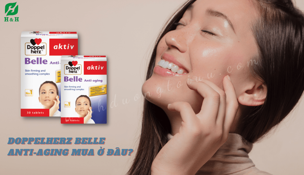 Viên uống đẹp da Doppelherz Belle Anti-aging mua ở đâu? - H&H Nutrition