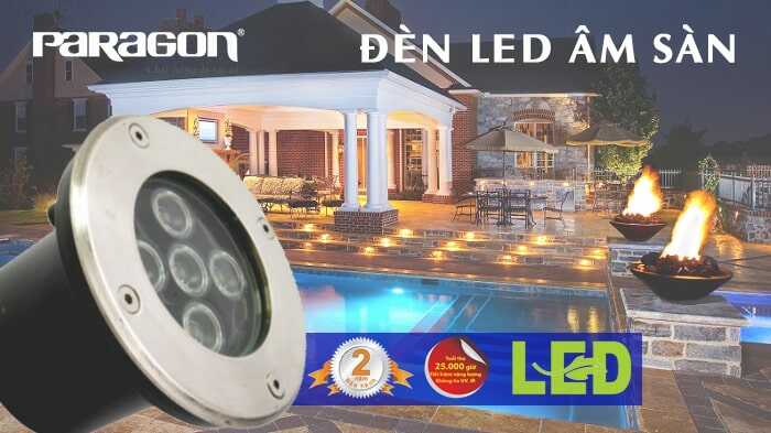 Thế nào là đèn Led âm đất? ứng dụng của đèn led âm đất ở ngoài trời