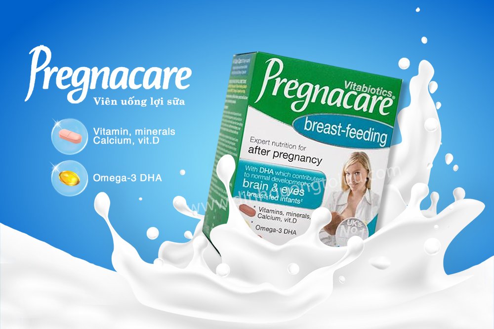 Viên uống lợi sữa Pregnacare breast-feeding dành cho phụ nữ sau sinh