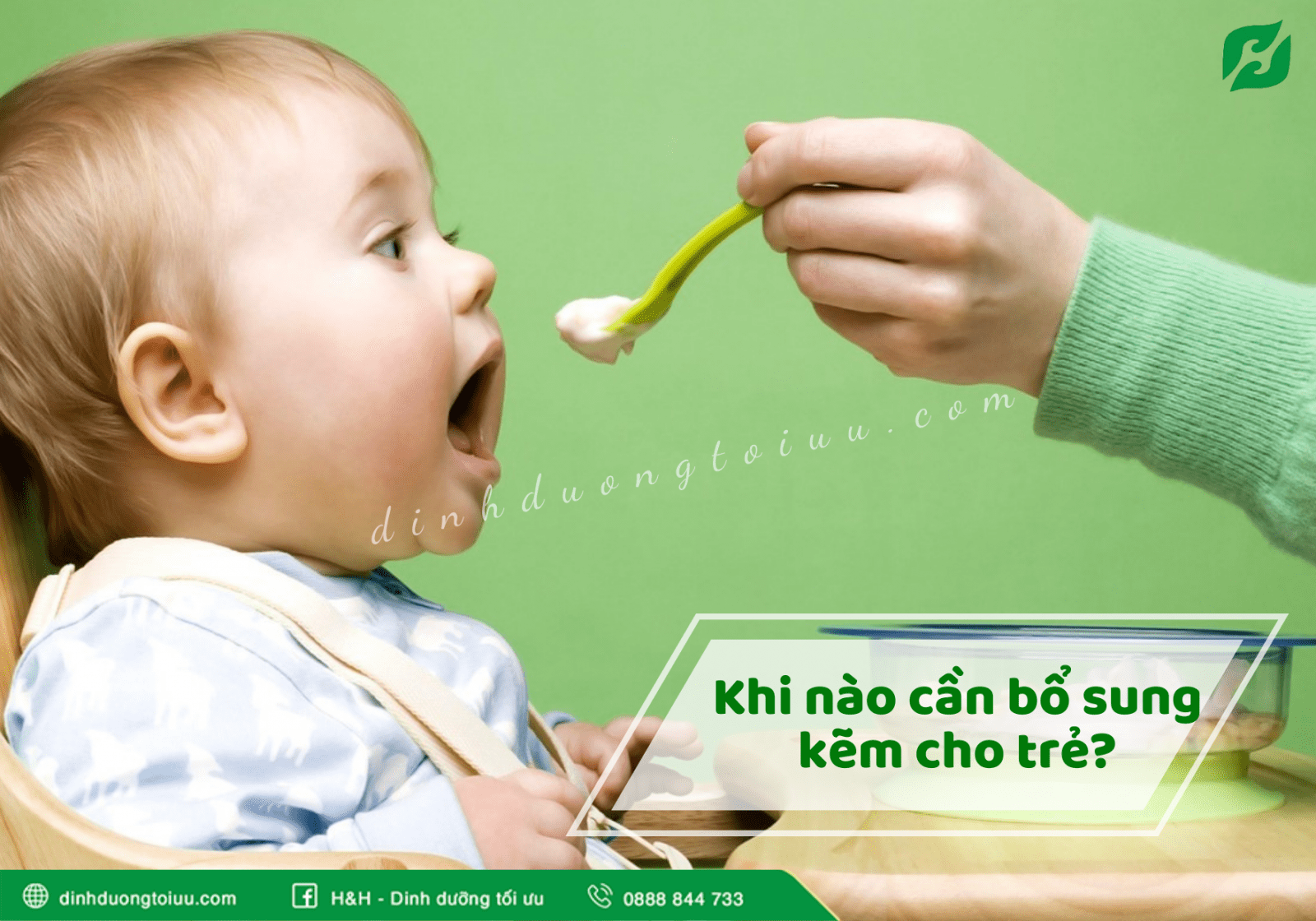 Khi nào cần bổ sung kẽm cho trẻ? Nên cho bé dùng sản phẩm nào? - H&H Nutrition