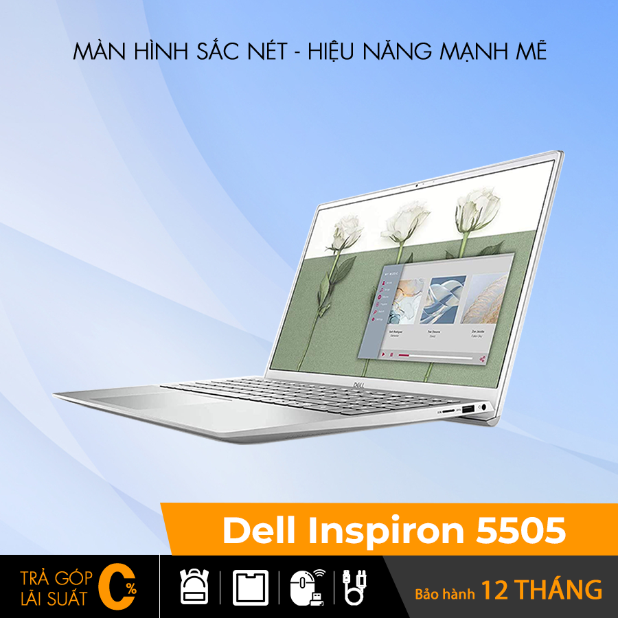 Laptop Dell Inspiron 5505 chính hãng tốt nhất tại Đà Nẵng