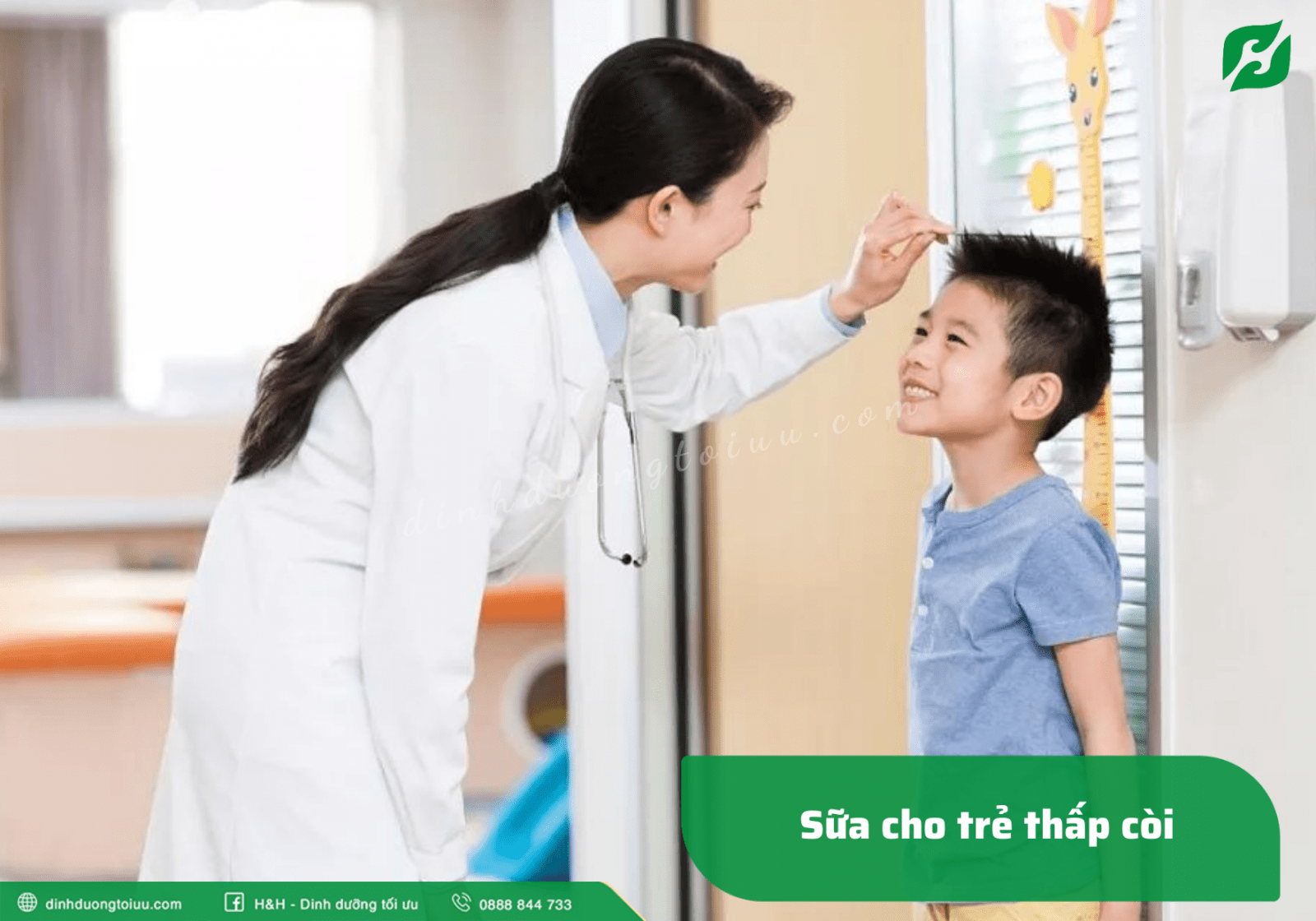 Điểm danh sữa cho trẻ thấp còi tốt nhất hiện nay - H&H Nutrition