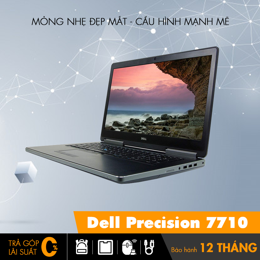 Laptop Dell Precision 7710 đồ họa cấu hình cao